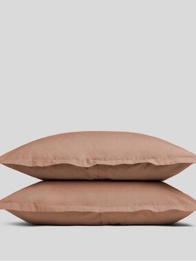 Parachute Percale Sham Set- Adobe
